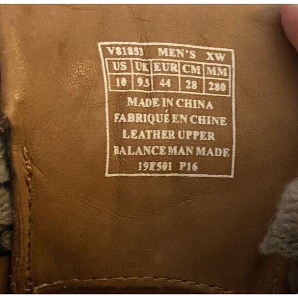 Mens Rockport Brown Leather Sz 10 Tie Trutech Full Arch Support Vibram Oxford - Picture 10 of 10